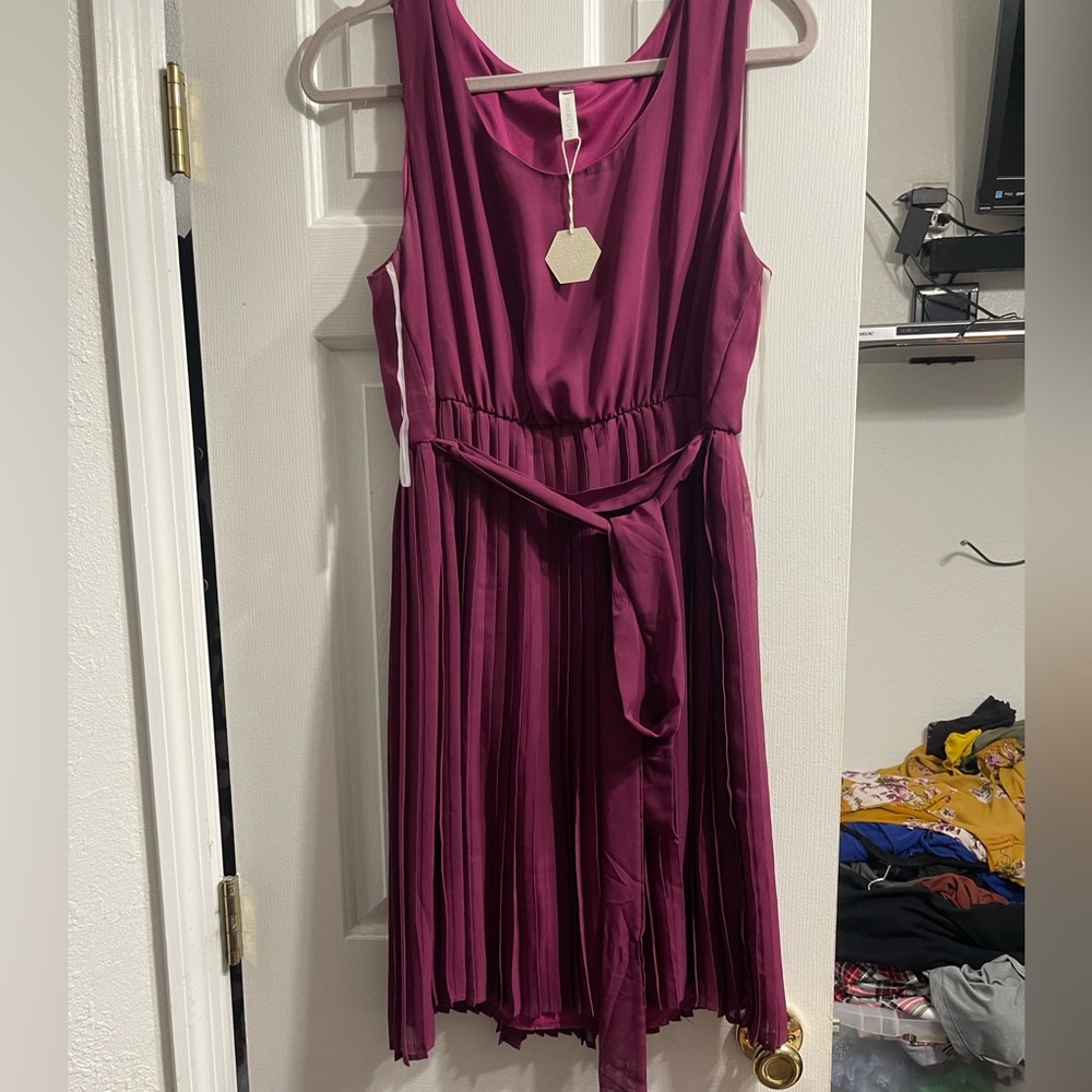 Pink Blush maternity dress